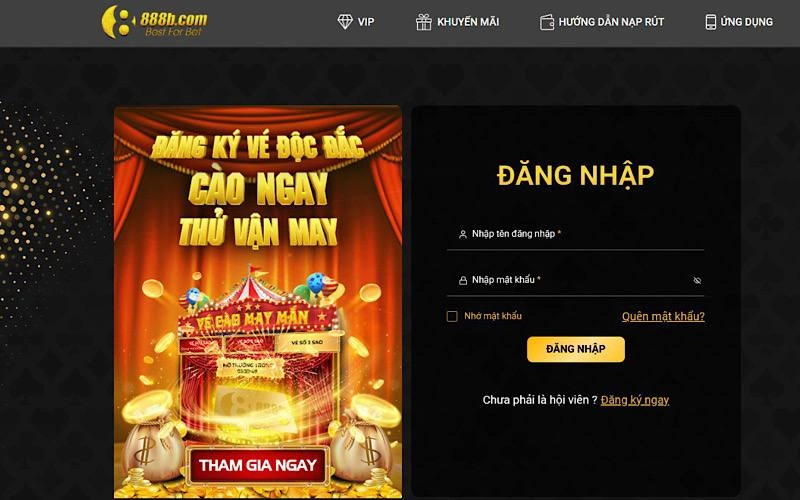 Hướng dẫn tham gia trải nghiệm 888b